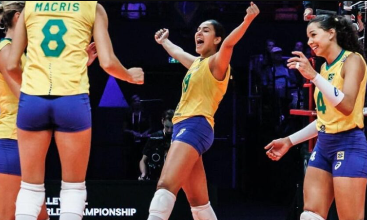 Brasil bate a Holanda e encaminha vaga às quartas do Mundial de Vôlei