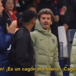 TV flagra xingamento de Griezmann a chileno em pênaltis da Champions: “É um c…”